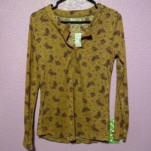 Maurices floral long sleeve